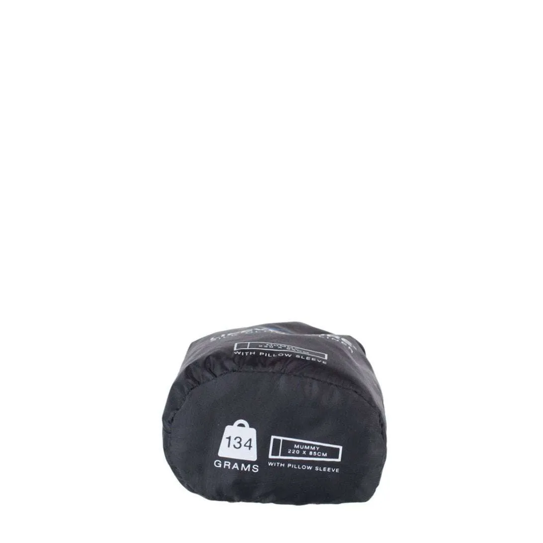 Lifeventure - Silk Ultimate Sleeping Bag Liner, Mummy - Black