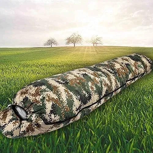 Lightweight 3-Season Sleeping Bag for Adults, Waterproof & Washable, Compact for Hiking, Camping & Outdoor Activities