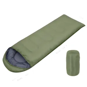 Lightweight Pitch Green Sleeping Bag for Camping & Travel
