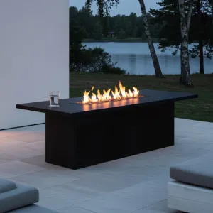 Lineo Dining Fire Table (Tabletop) - Aluminum