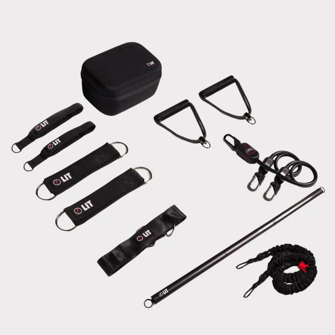 LIT Axis Smart Band Total Gym for Strength Training, Pilates, Lightweight & Portable, Fast & Effective, Home Workouts, Full Body Exercises.