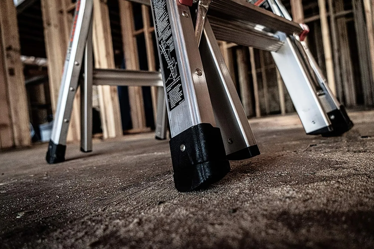 Little Giant Ladders, Velocity with Wheels, M17, 17 Ft, Multi-Position Ladder, Aluminum, Type 1A, 300 lbs Weight Rating, (15417-001)