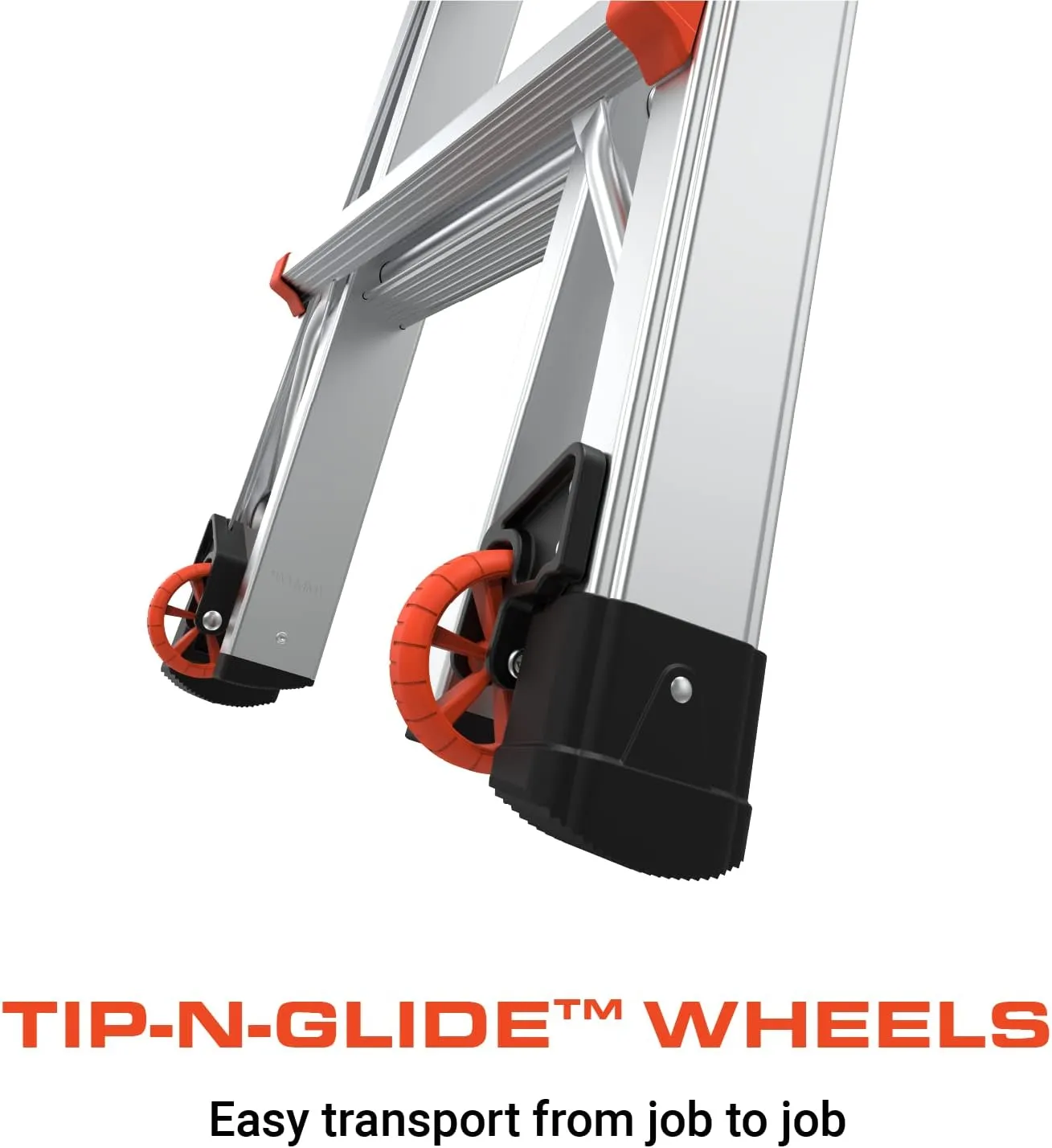 Little Giant Ladders, Velocity with Wheels, M17, 17 Ft, Multi-Position Ladder, Aluminum, Type 1A, 300 lbs Weight Rating, (15417-001)