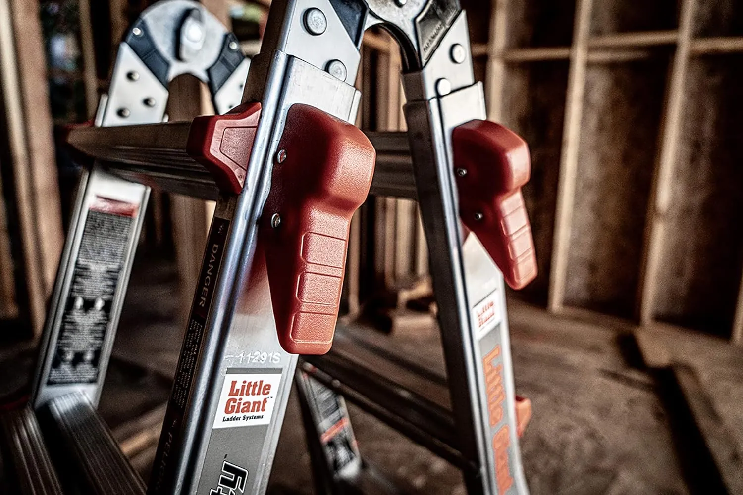 Little Giant Ladders, Velocity with Wheels, M17, 17 Ft, Multi-Position Ladder, Aluminum, Type 1A, 300 lbs Weight Rating, (15417-001)