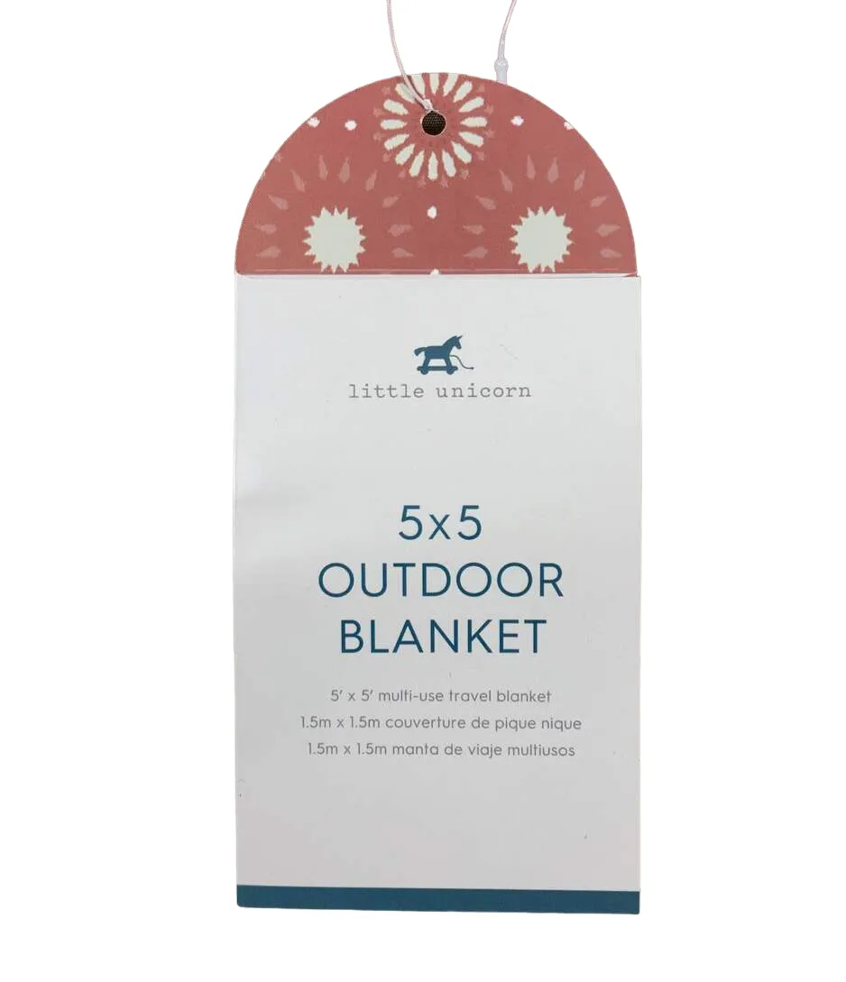 Little Unicorn 5 x 5 Outdoor Blanket, Sun Baked