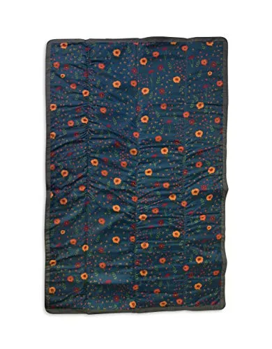 Little Unicorn 5 x 7 Outdoor Blanket, Midnight Poppy