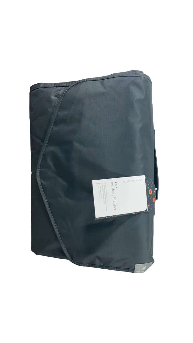 Little Unicorn 5 x 7 Outdoor Blanket, Midnight Poppy