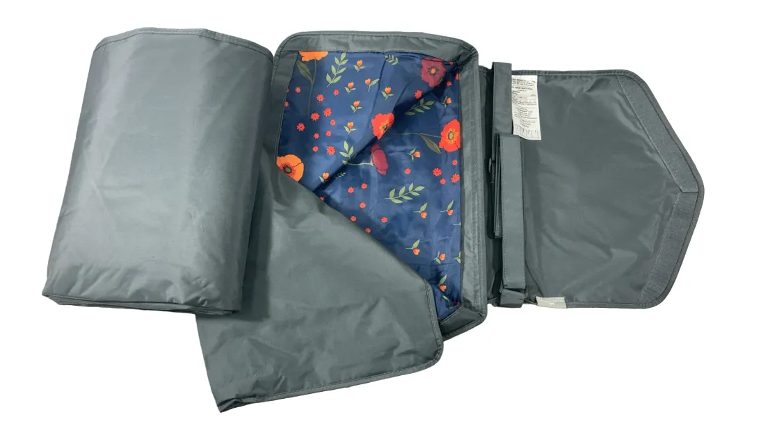 Little Unicorn 5 x 7 Outdoor Blanket, Midnight Poppy