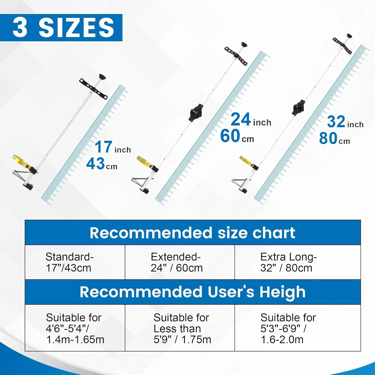 Long Handled Toenail Clippers Wide Jaw Opening, Free Bending, for Thick Nails, for The Seniors, Overweight, Disabled with Arthritis, Easy Reach Pedicure Auxiliary Tools (32" with Magnifier)