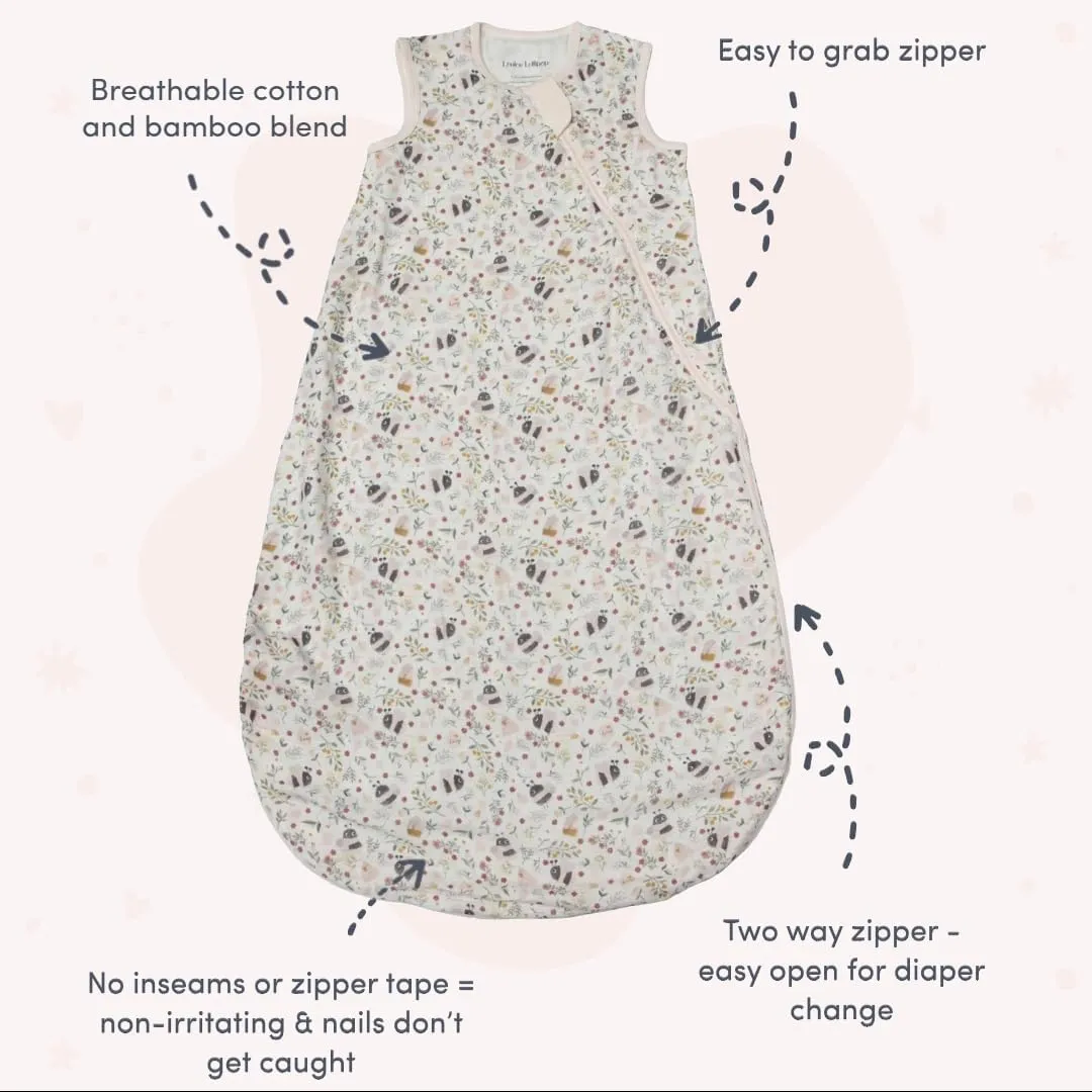 Loulou Lollipop Lightweight Muslin Wearable Baby Blanket Sleeping Bag, Unisex Infant Toddler, 0.5 TOG, 2-Way Zipper Sleepsack