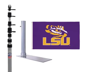 LSU Ultimate Tailgate Flagpole Kit