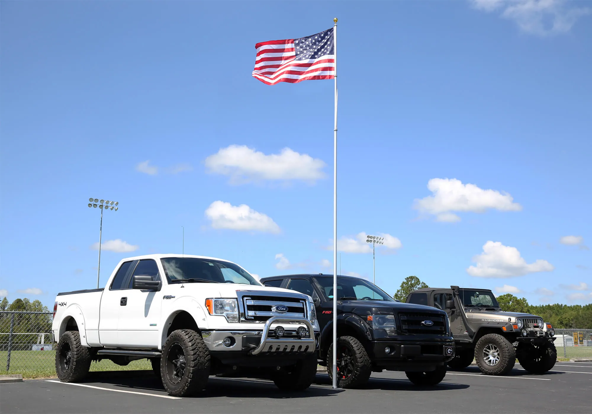 LSU Ultimate Tailgate Flagpole Kit