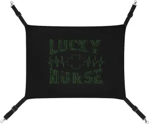 Lucky Nurse Clover Heartbeat Hanging Cat Bed Soft Breathable Pet Hammock for Cage Pet Sleeper for Kitten Ferret Puppy Rabbit