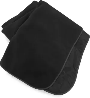 Mambe Extreme Weather Outdoor Blanket - Black, Large - 100% Waterproof and Windproof, Soft warm Polarfleece with durable nylon shell, Use at Sporting Events, Camping, Picnics, Emergency. Machine Washable