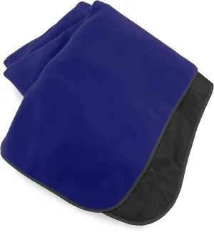 Mambe Extreme Weather Outdoor Blanket - FrenchNavy, Large - 100% Waterproof and Windproof, Soft warm Polarfleece with durable nylon shell, Use at Sporting Events, Camping, Picnics, Emergency. Machine Washable