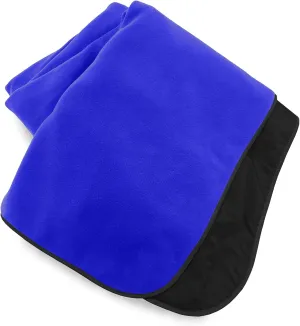Mambe Extreme Weather Outdoor Blanket - Royal, Large - 100% Waterproof and Windproof, Soft warm Polarfleece with durable nylon shell, Use at Sporting Events, Camping, Picnics, Emergency. Machine Washable