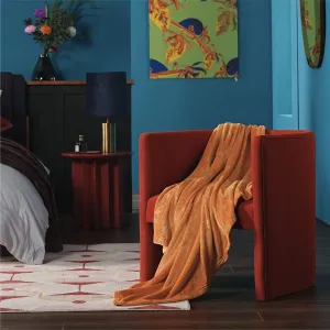 Mansion Solid Flannel Single Compact Throw - Brown