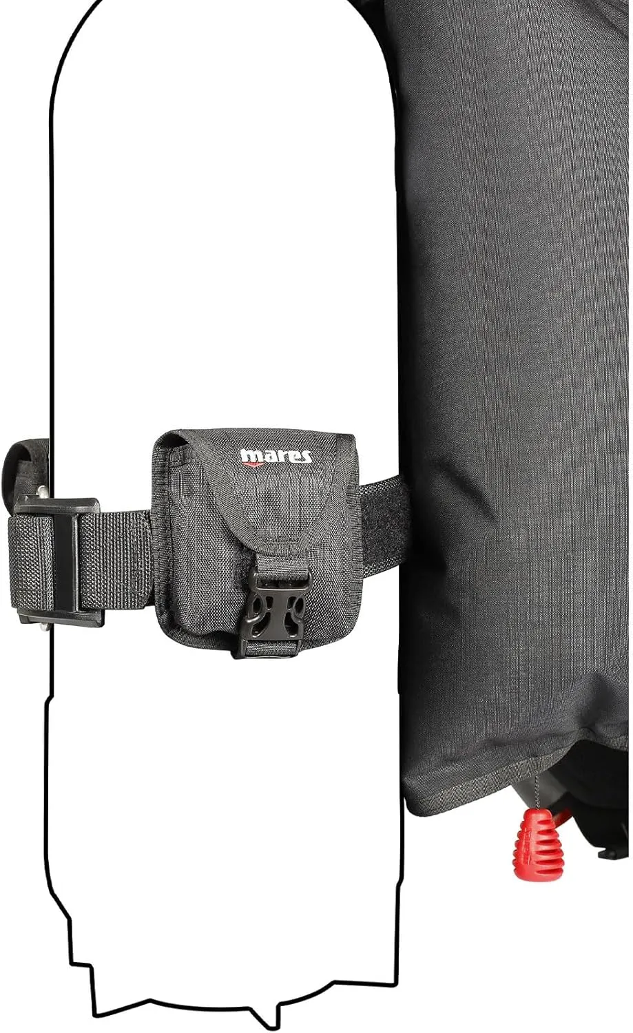 Mares Magellan BCD - Unisex Ultra-Lightweight Completely Foldable Scuba Diving Travel Jacket BCD