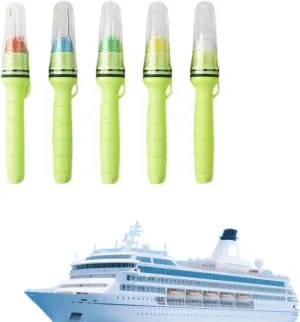 Marine Flares,2025 Upgraded Boat Flare,Boat Flares Coast Guard Approved Marine,Waterproof Emergency Signals for Fishing Buoys, Boats (H-LED-5PCS)