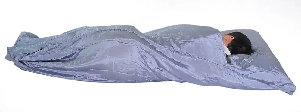Marycrafts 100% Pure Mulberry Silk Single Sleeping Bag Liner Travel Sheet 83"x33"