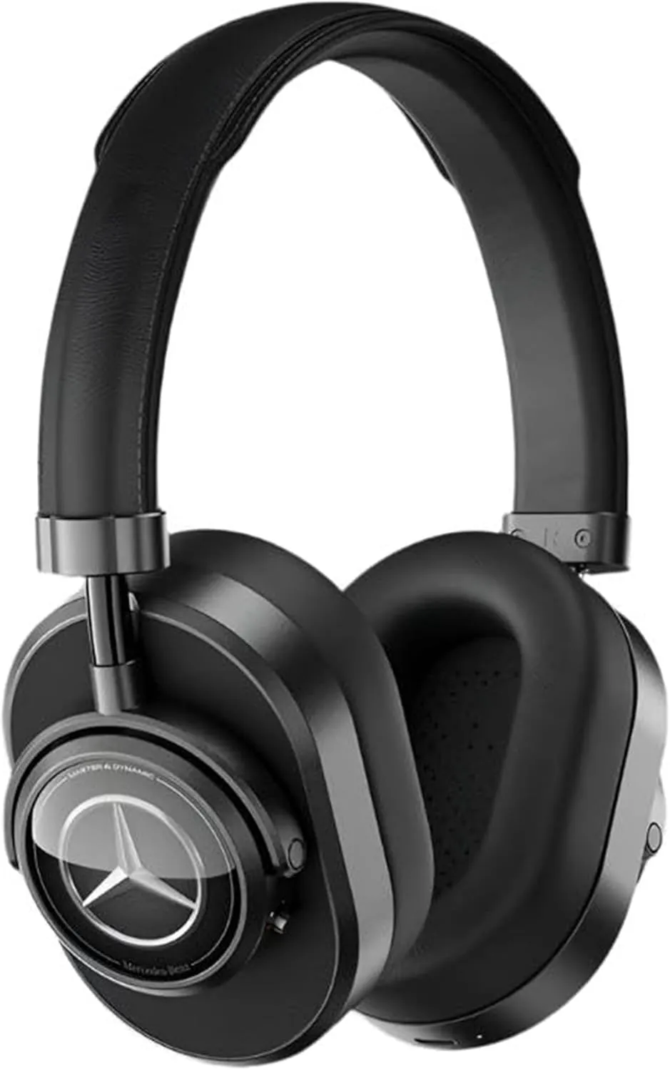 MASTER & DYNAMIC MW65 Active Noise-Cancelling (ANC) Wireless Headphones – Bluetooth Over-Ear Headphones with Mic – Black Metal/Black Leather Mercedez Benz