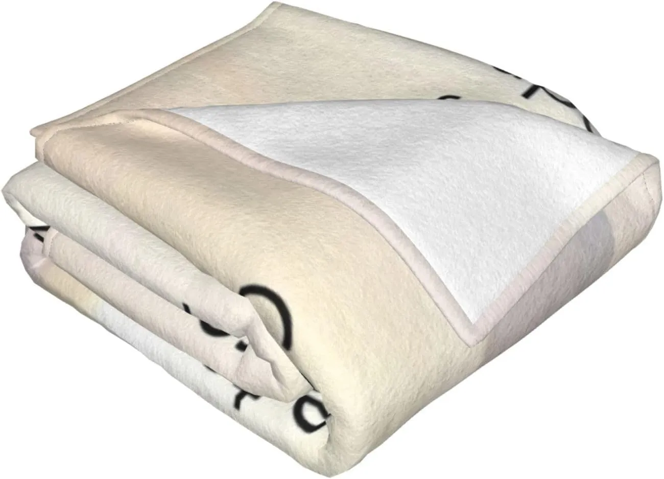 Matthew 11：28-30 60"X50" Flannel Blanket - 100% Soft Polyester, Lightweight and Warm, Suitable for Families, Camping, Travel