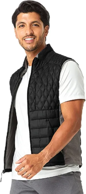 Men’s Dash Weighted Quilted Vest, Weighted Blanket Inspired Clothing for Sensory Issues