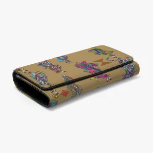 Men's Grass Dancers Earth Foldable Wallet