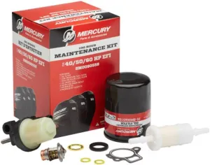 MERCURY OEM 100 Hour Maintenance Kit for 40, 50, 60 HP EFI Outboards 8M0090558