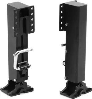 Metal Support Legs Stand Set for Tamiya 1/14 Container Trailer Metal Landing Gear RC Car Upgrade Parts,2PCS