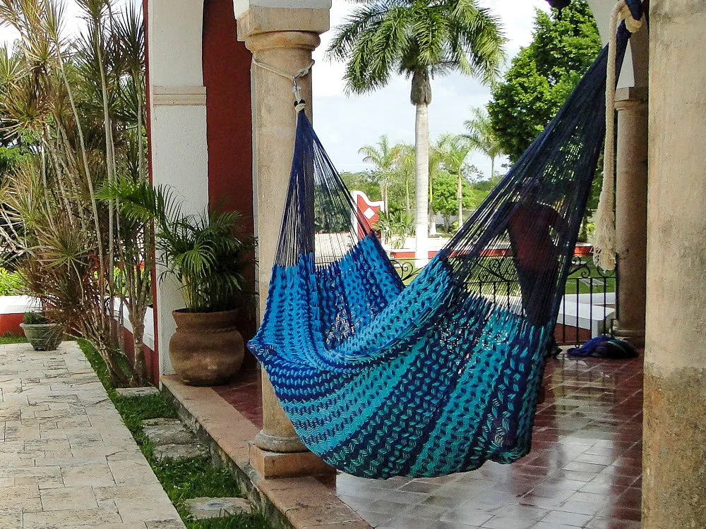 Mexican Hammock - Double Blue