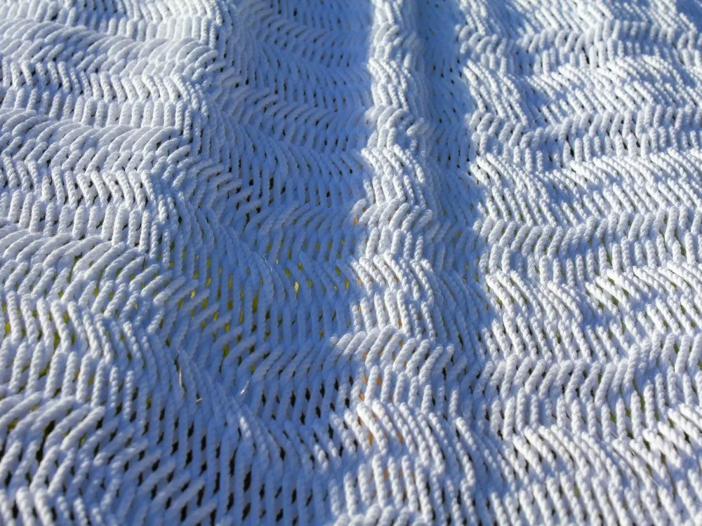 Mexican Weather Resistant Polyester Hammock - White