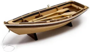 Midwest Dinghy Wooden Ship Model Building Kit for Adults DIY Woodcraft Self Assembly