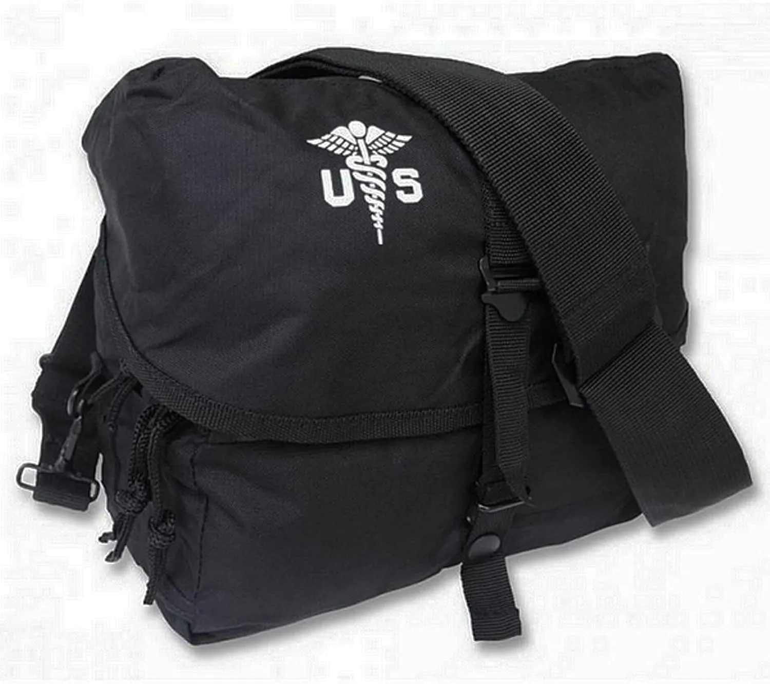 Mil-Tec Unisex Medical Kit Bag - Functional Rugged Tactical Outdoor Camping Hiking Handbag with Strap System & Medical Badge