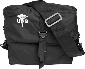 Mil-Tec Unisex Medical Kit Bag - Functional Rugged Tactical Outdoor Camping Hiking Handbag with Strap System & Medical Badge