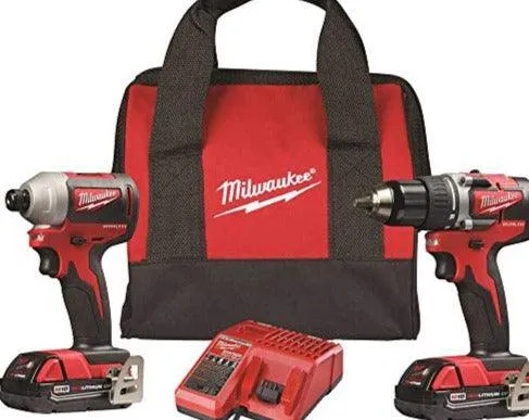 Milwaukee M18 緊湊型無刷 2 工具組合套裝預購2星期