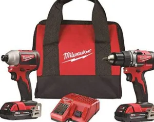 Milwaukee M18 緊湊型無刷 2 工具組合套裝預購2星期