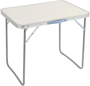 Minzan Aluminum Folding Table for Camping, Outdoor Dining (Tabletop Goose Egg Whites)