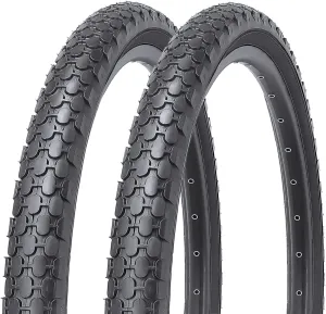 MOHEGIA 2 Pack Bike Tires,24x2.125/26x2.125 Inch Folding Replacement Tires for Beach Cruiser Bicycle