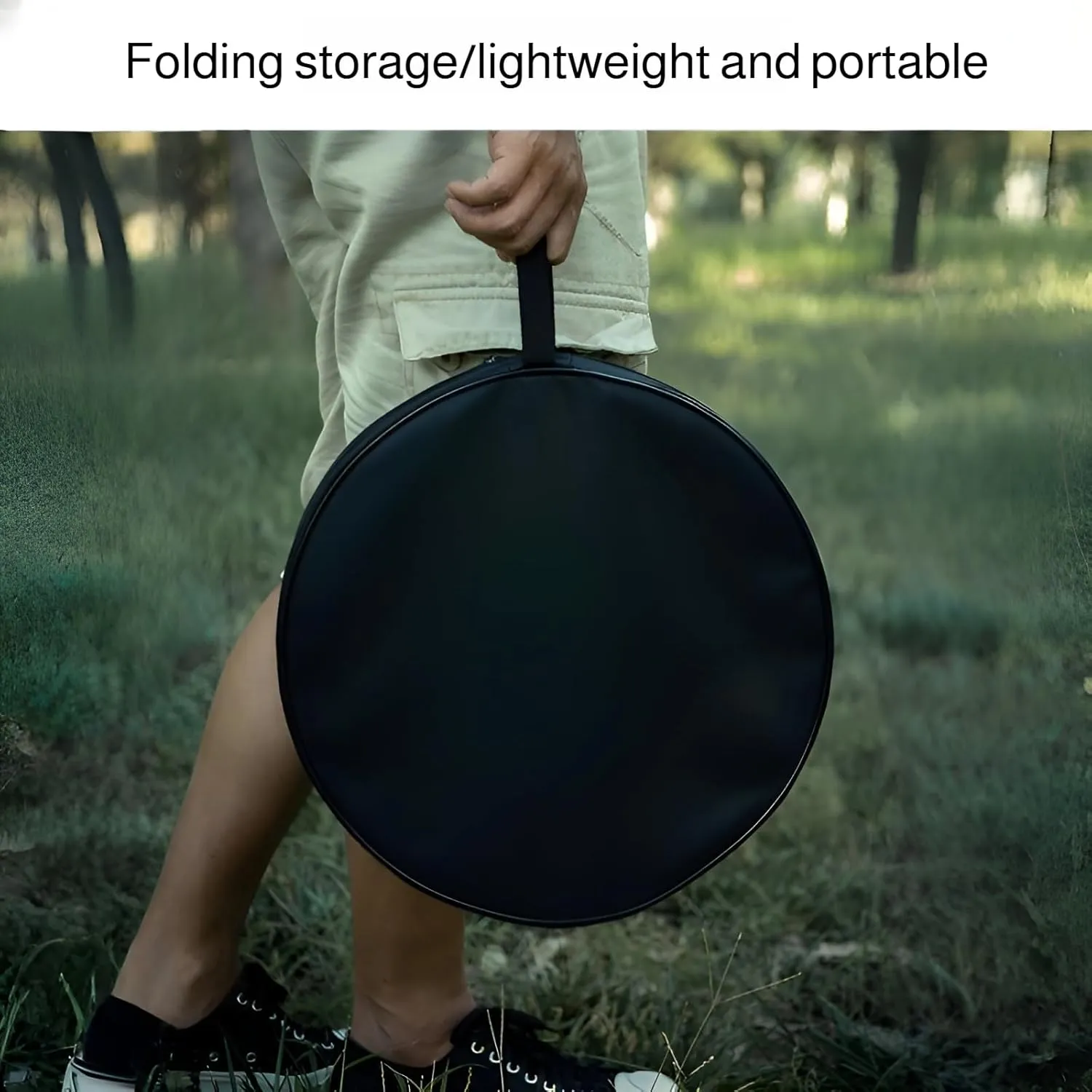 Mokcoliy]【Triangular力学 Adjustable Camping Table, Compact Folding Table for Outdoor Enthusiasts, Heavy-Duty Aluminum Frame & Anti-Slip, Portable Design for Car, RV, Tailgating