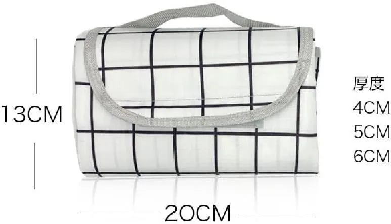 MOLERFO Outdoor Picnic Blanket, Extra Large Beach Blanket, Foldable Lightweight Waterproof Sand Mat, Picnic Blanket 80" X 60" for Beach Camping Hiking Park Patio
