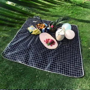 MOLERFO Outdoor Picnic Blanket, Extra Large Beach Blanket, Foldable Lightweight Waterproof Sand Mat, Picnic Blanket 80" X 60" for Beach Camping Hiking Park Patio