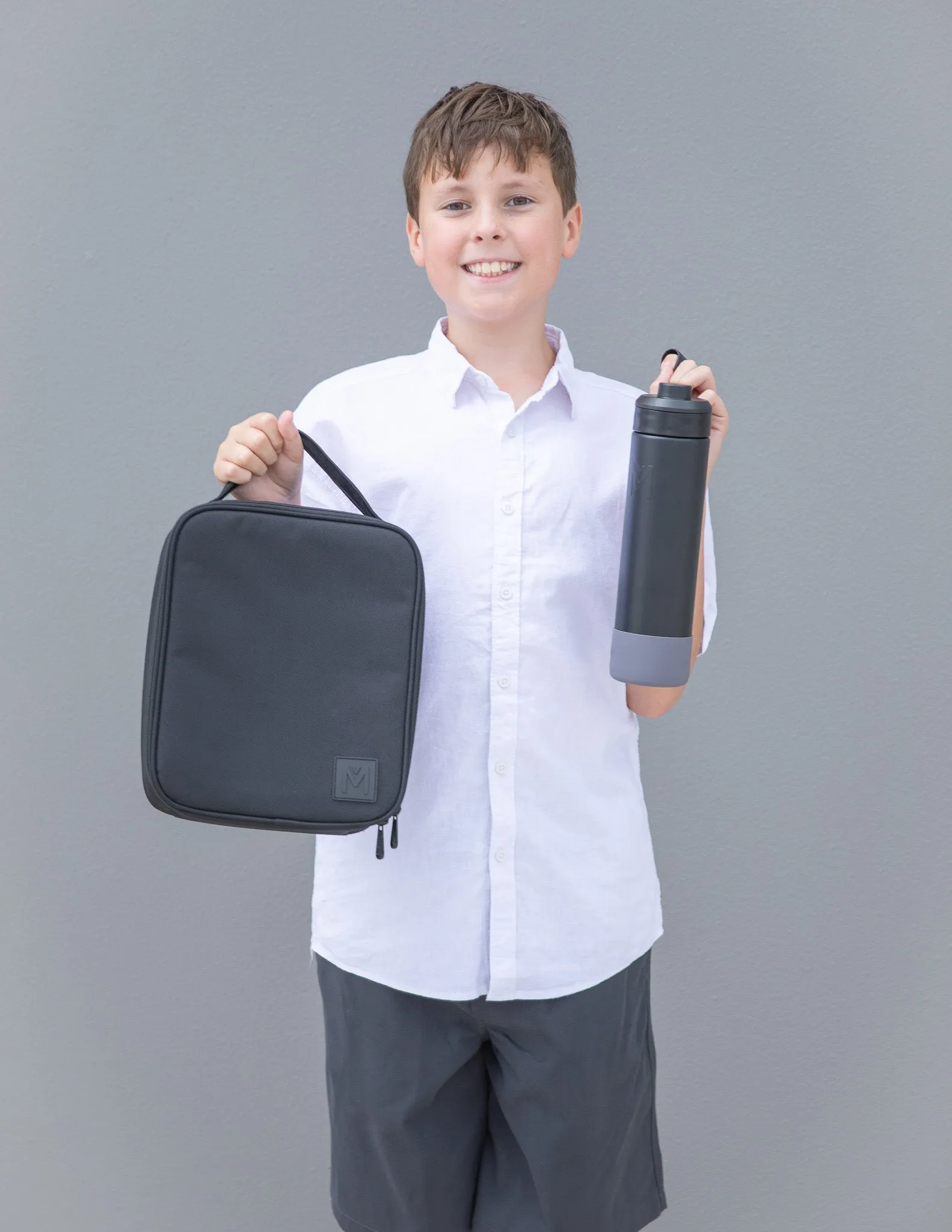 MontiiCo Large Insulated Lunch Bag - Midnight 2.0