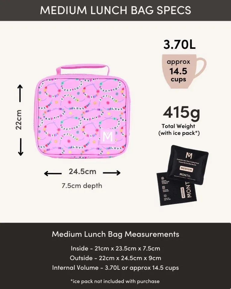 MontiiCo medium insulated lunch bag - superhero