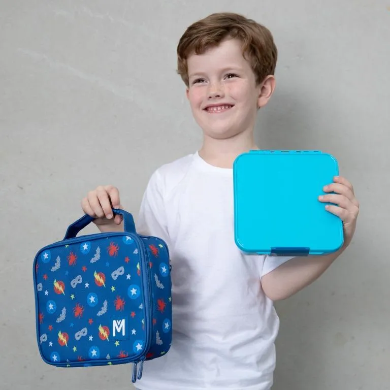 MontiiCo medium insulated lunch bag - superhero