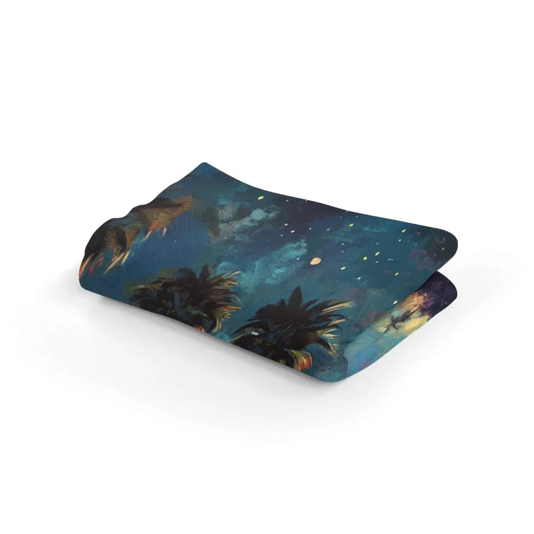 Moonlit Oasis Blanket