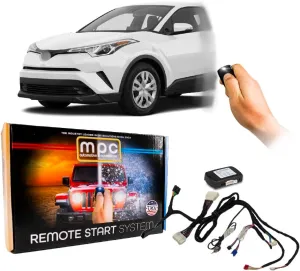 MPC Complete Plug-n-Play Factory Remote Activated Remote Start Kit Compatible with Toyota C-HR 2018-2019 - Firmware Preloaded