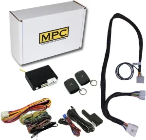 MPC Complete Remote Start Kit Compatible with Toyota Yaris Hatchback 2011 G-Key - w/T-Harness - Firmware Preloaded - (2) Ultra-Compact Extended Range 1-Button Remotes - Up to 2,000 ft