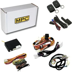 MPC Remote Start Kit Compatible with 2007-2012 Nissan Sentra Key-to-Start ONLY - Plug-in T-Harness - Firmware Preloaded - Includes (2) Ultra-Compact Extended Range 1-Button Remotes