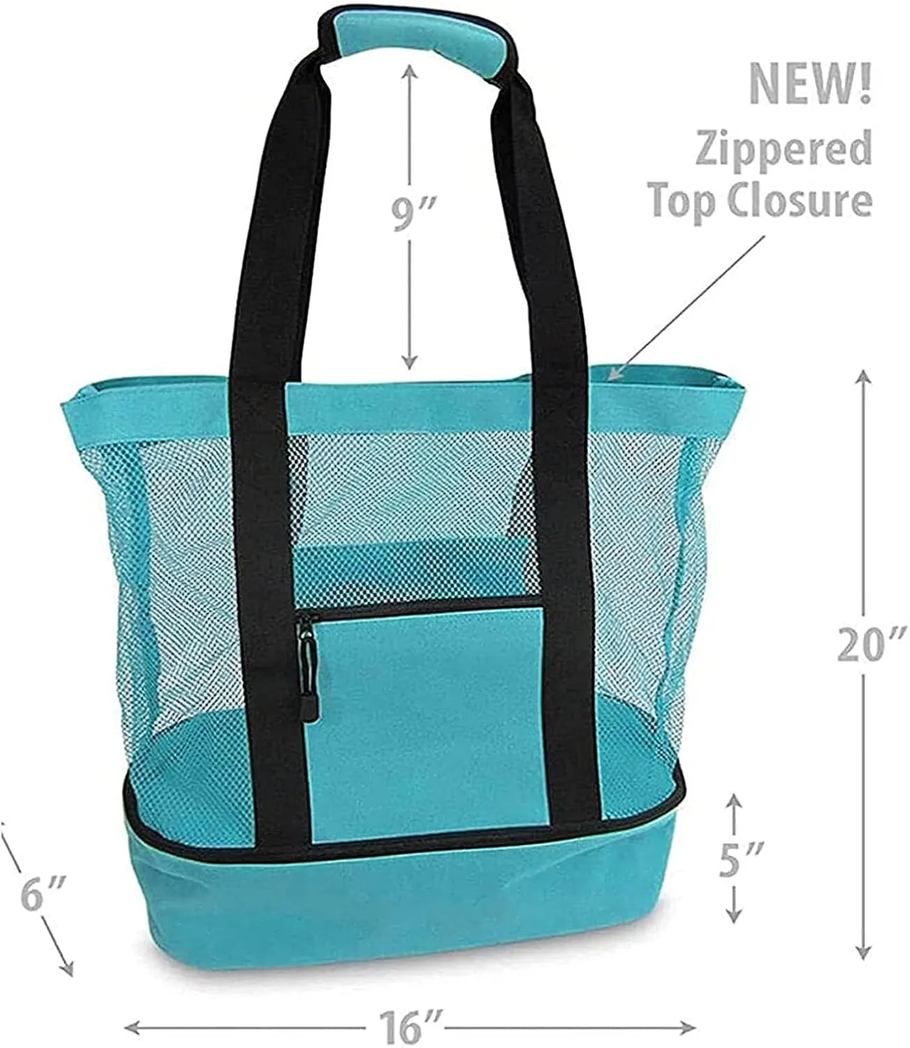 Multifunctional outdoor travel picnic bag,beach insulation bag, mesh beach bag creative multifunctional ice pack